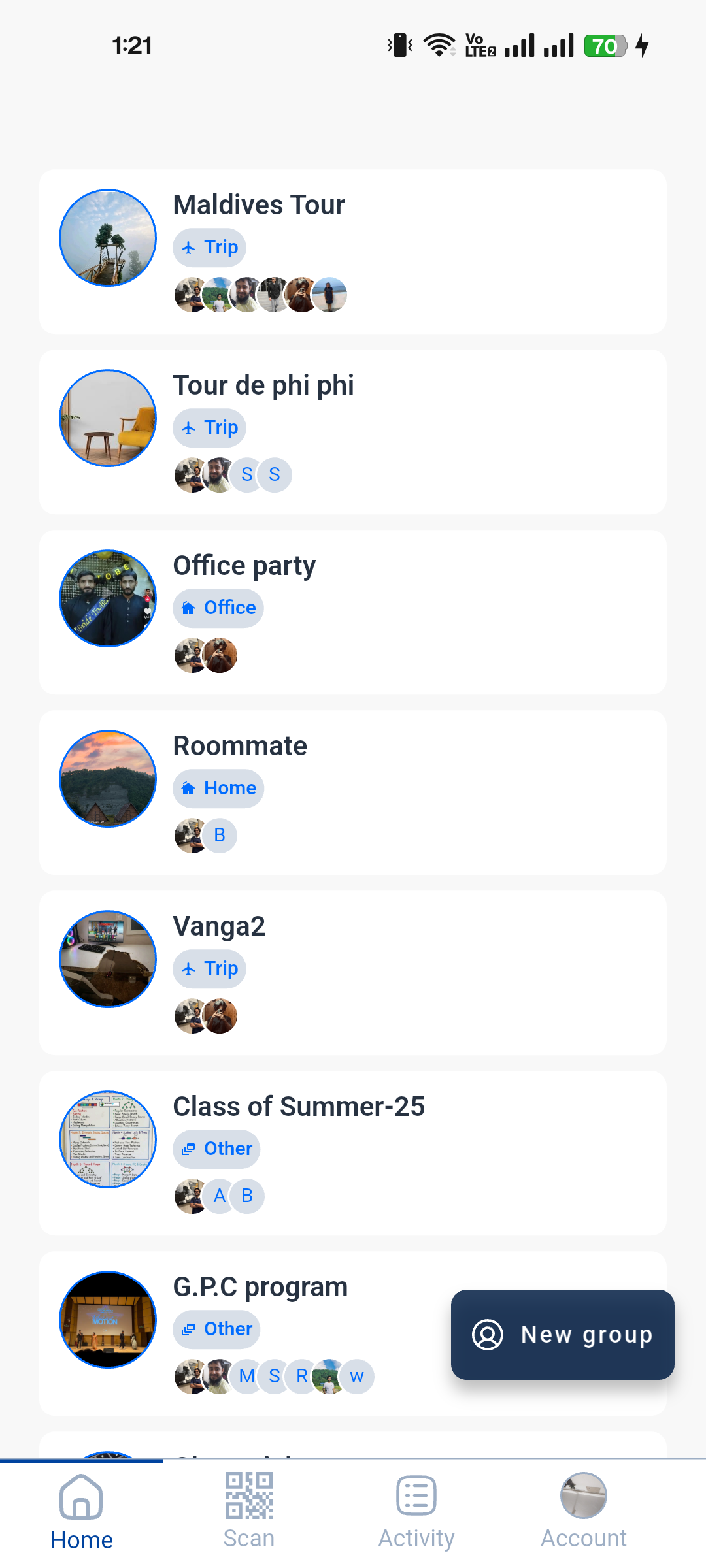 Genie Split Group List